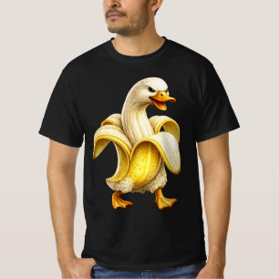 Duck in Banana Funny T-Shirt