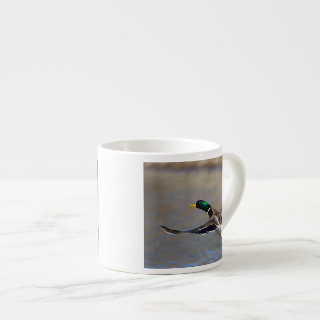 duck in flight espresso cup (Front Right)