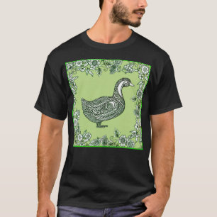 Duck in Frame dogs black labs  T-Shirt
