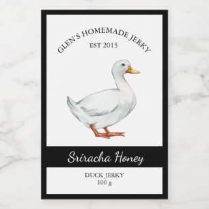 Duck Jerky Label