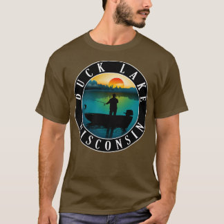 Duck Lake Wisconsin Fishing T-Shirt