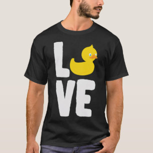 Duck Love Duckling Ducky Bird Birds pet golden ret T-Shirt