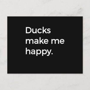 Duck Love I Love Pet Ducks Duck Farmer Invitation Postcard