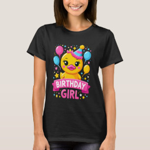 Duck Lover Birthday Girl Rubber Duck T-Shirt
