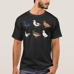 Duck Lover Gift Men Water Bird Breeding boston ter T-Shirt