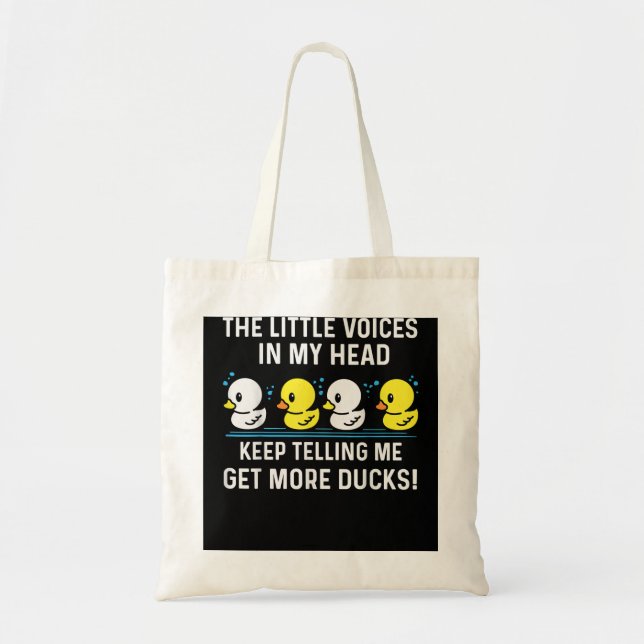 Duck Lovers Duck Owners Rubber Duck Lovers Rubber  Tote Bag (Front)