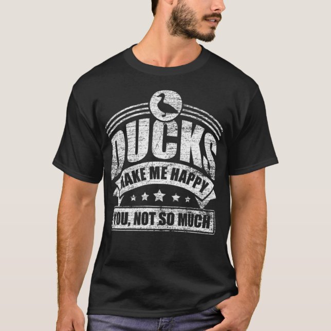 Duck Make black labrador labrador  T-Shirt (Front)