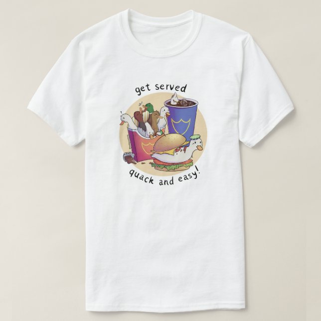 Duck menu - shirt (Design Front)
