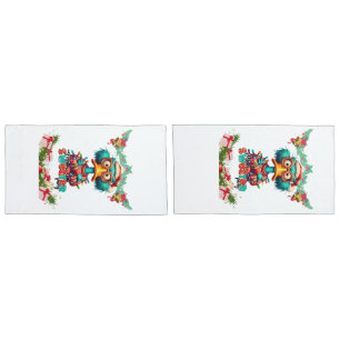 duck merry chrismast pillowcase