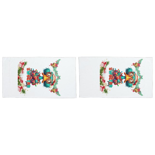 duck merry chrismast pillowcase (Back-Set)