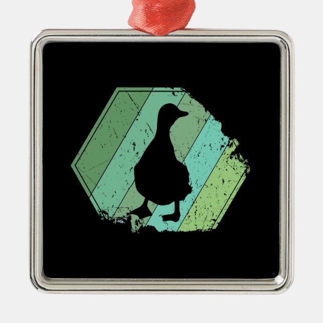 Duck Metal Ornament (Front)