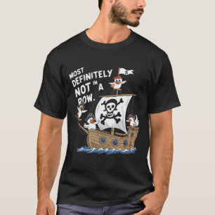 Duck Most Definitely Not All In A Row Mental Healt T-Shirt