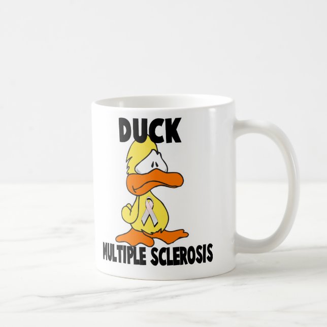 Duck Multiple Sclerosis Coffee Mug (Right)
