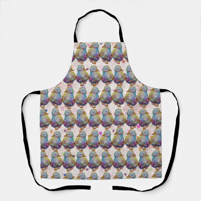 Duck named Rainbow Apron (Front)