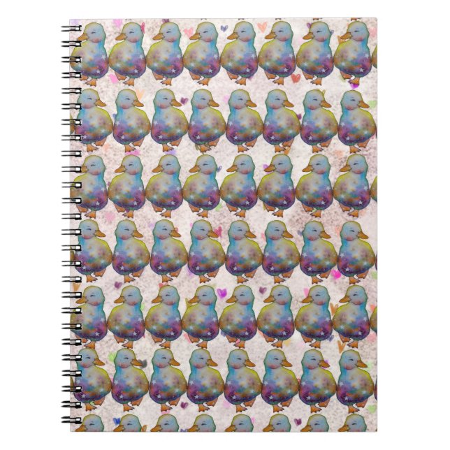 Duck named Rainbow Notebook (Front)