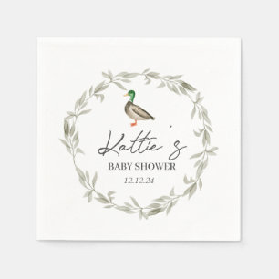 Duck napkins, Mallard napkins