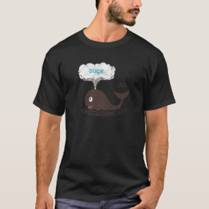 Duck NC Summertime Vacationing Whale Spout T-Shirt