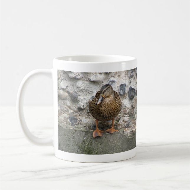 Duck on a Wall Mug (Left)