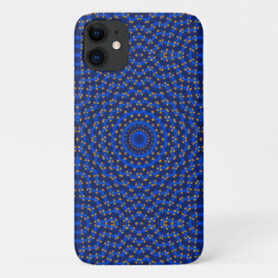 Duck on blue kaleidoscope... iPhone 11 case