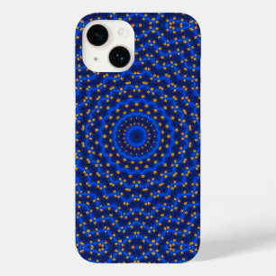 Duck on blue kaleidoscope Case-Mate iPhone 14 case