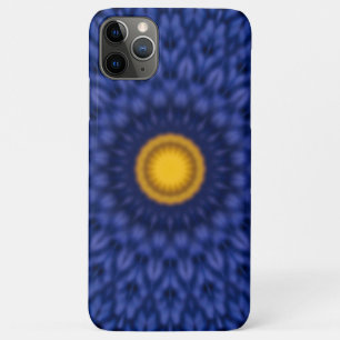 Duck on blue with yellow kaleidoscope iPhone 11 pro max case