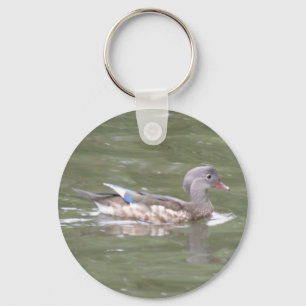Duck on the Lake Keychain