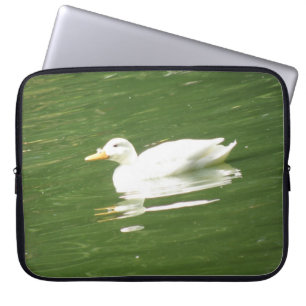 Duck on the Water Laptop Bag