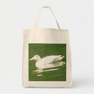 Duck on the water Organic Grocery Tote bag