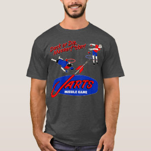 Duck or Die Lawn Jarts Missile Game T-Shirt