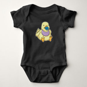 Duck Pacifier Bib Baby Bodysuit