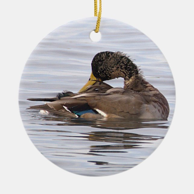 Duck Photo Ornament  (Front)