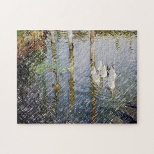 Duck Photography Art Jigsaw Puzzle