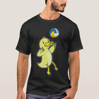 Duck plays Volleyball family T-Shirt