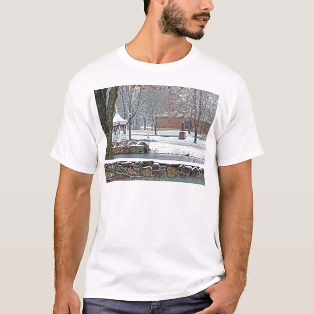 Duck Pond at Ste. Marie Du Lac T-Shirt (Front)