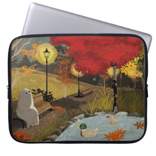 Duck Pond - Autumn Laptop Sleeve