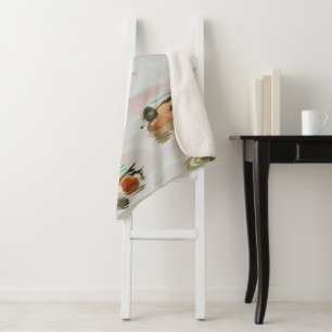 Duck Pond Sherpa Blanket