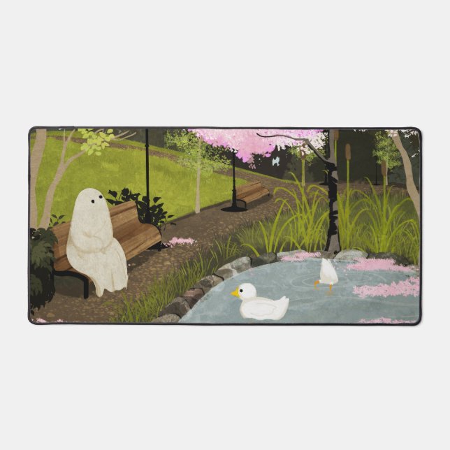 Duck Pond - Spring Desk Mat (Front)