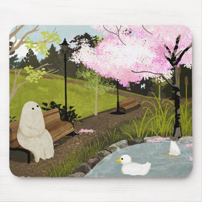 Duck Pond - Spring Mouse Pad (Front)