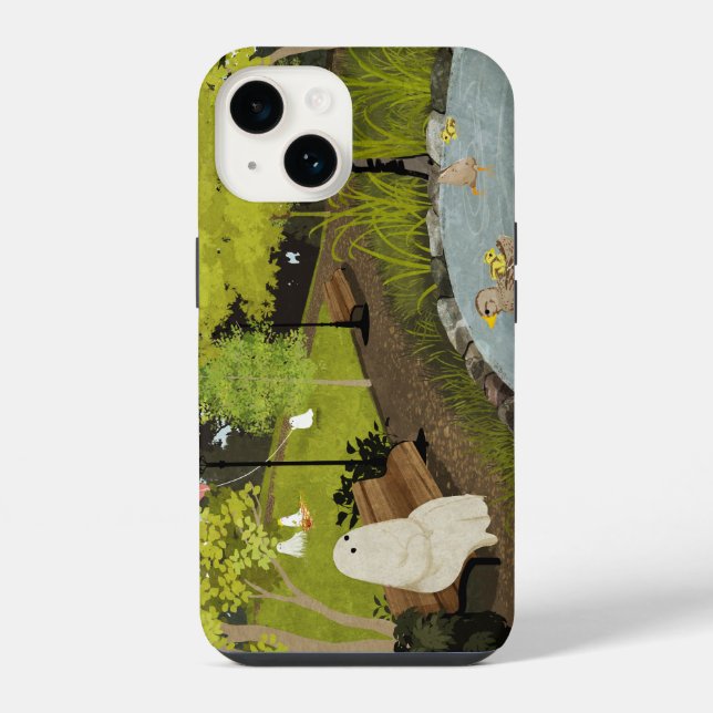 Duck Pond - Summer iPhone Case (Back)