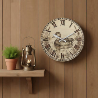 Duck Pond Wall Clock