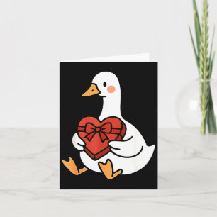Duck Preppy Silly Just Goose Valentine Love Humour Card