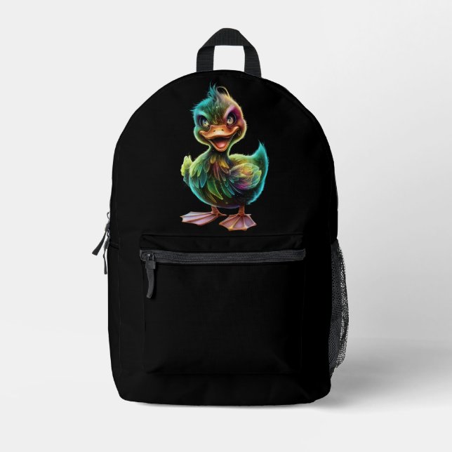Duck. Printed Backpack (Front)