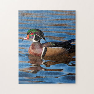 Duck Puzzle, Wood Duck Puzzle, Jigsaw Puzzle