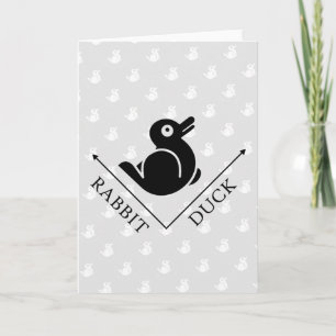 Duck Rabbit Illusion Card