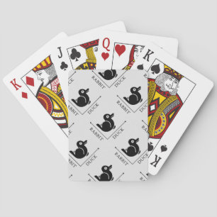 Duck Rabbit Illusion Playing Cards
