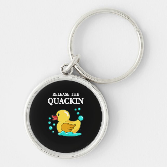 Duck - Release The Quackin Key Ring (Front)