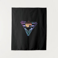 Duck Retro 80s EDM Synthwave Gift T-Shirt