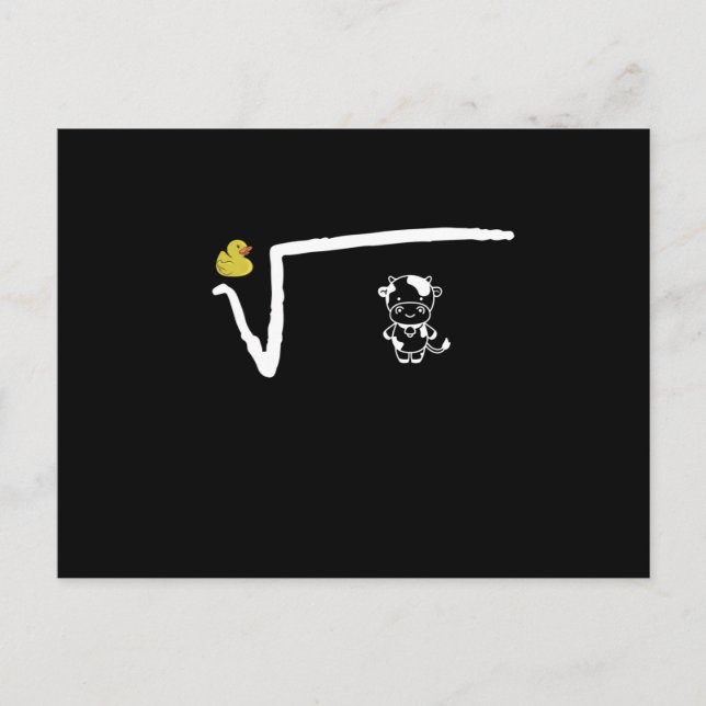 Duck Root T-shirt N-TE Postcard (Front)