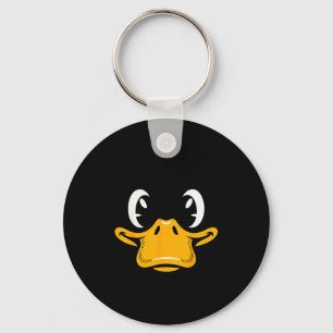 Duck Shirt Adult Kids Men Women Yellow Duck Face C Key Ring