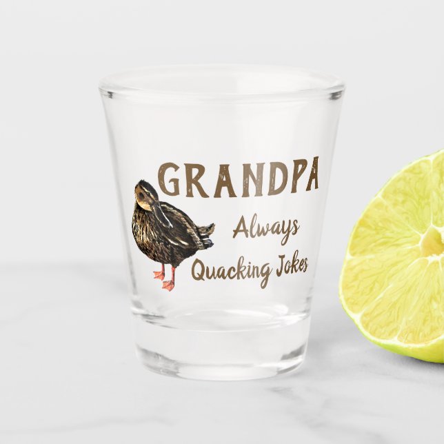 Duck Shot Glass (Front)